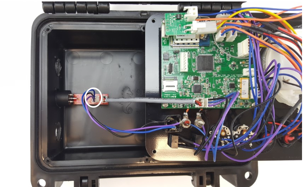 Cable connection step 2