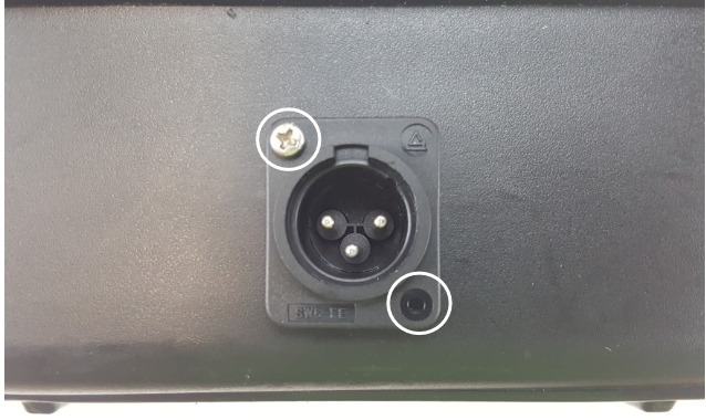 Securing XLR board with screws