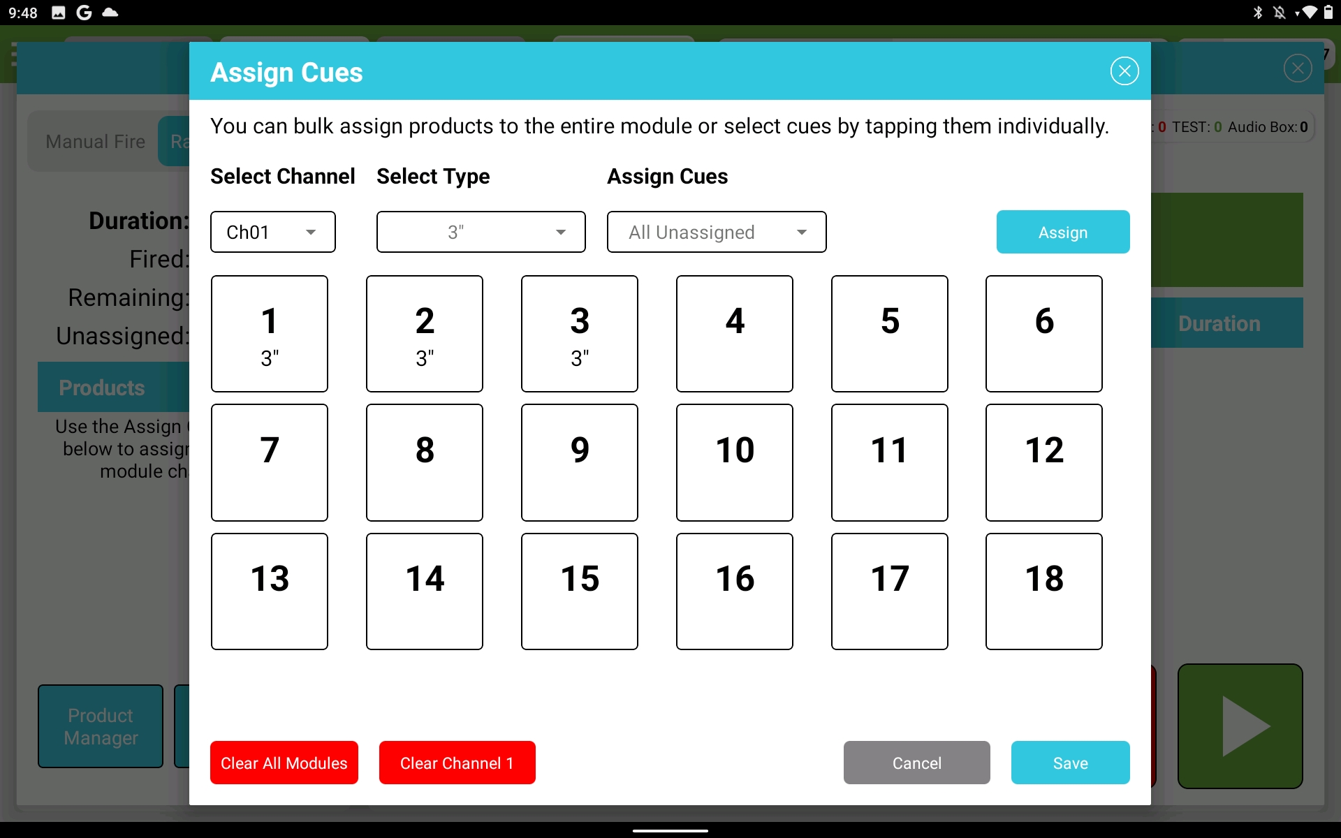 Assign Cues 3 cues assigned.jpeg