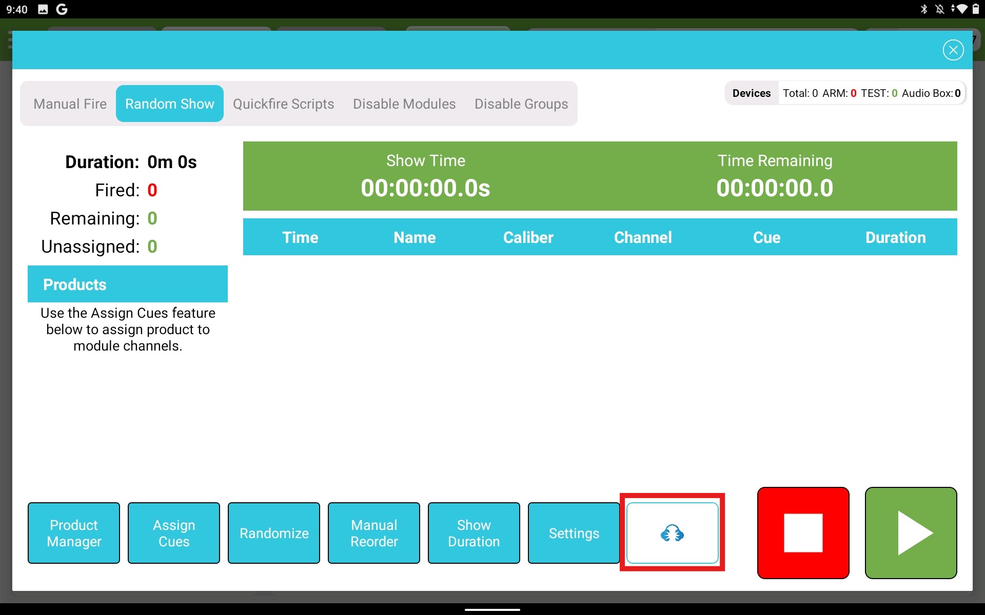 Random Show Generator Box Around PYROCAST Button.jpeg