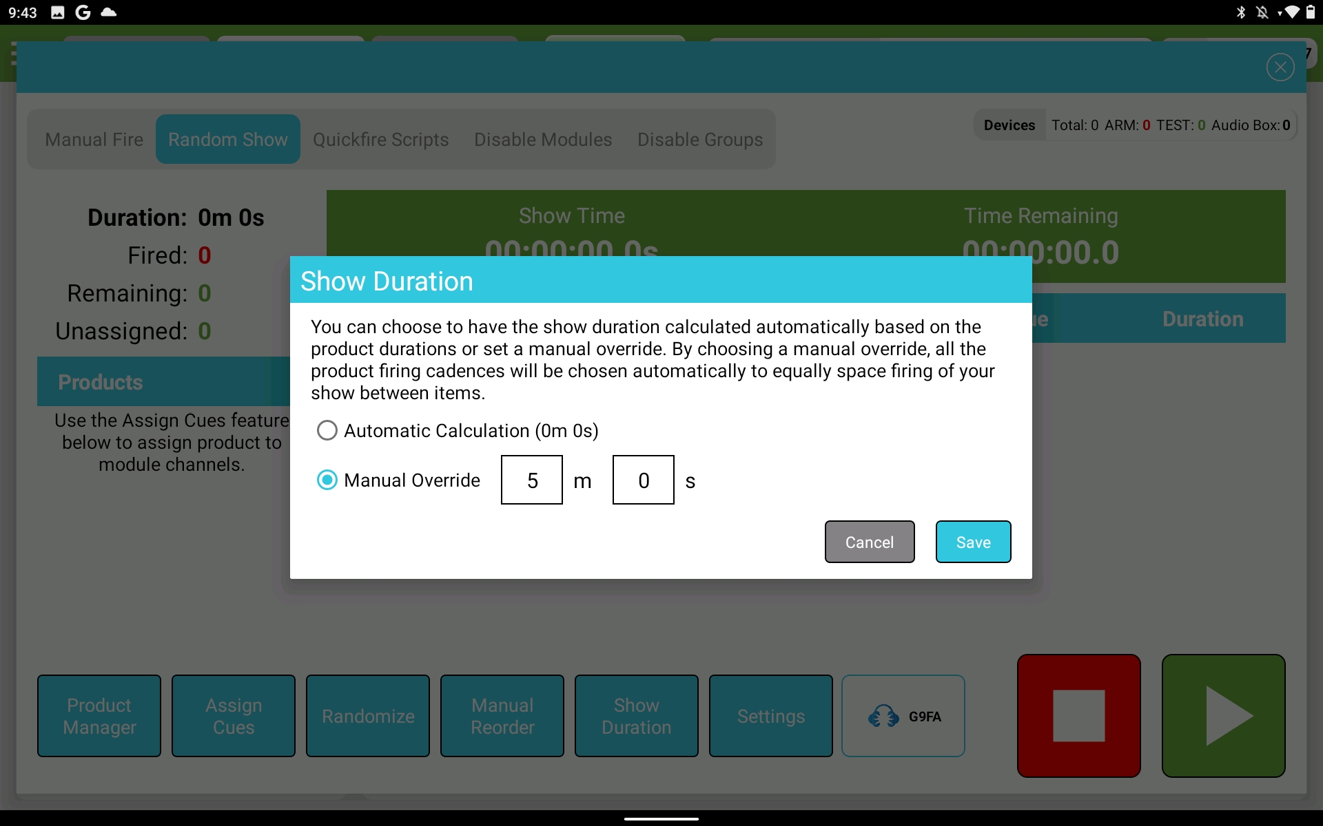Custom 5-minute show duration Random Show Generator.jpeg