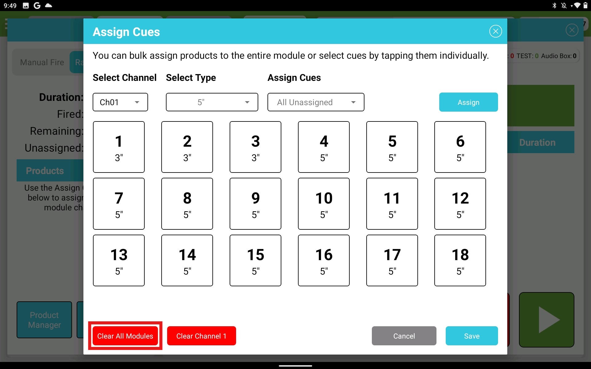 Assign Cues Box Around Clear All Modules.jpeg