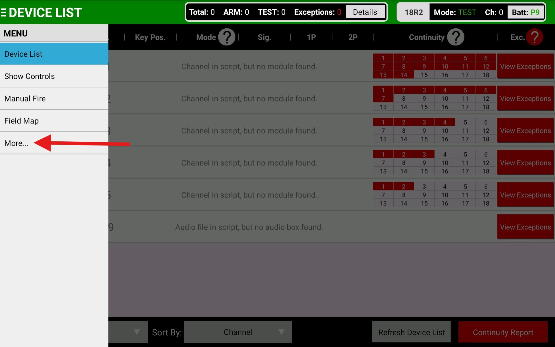 Gen 1 Control Panel Hamburger Menu Open Arrow Pointing to More.jpg